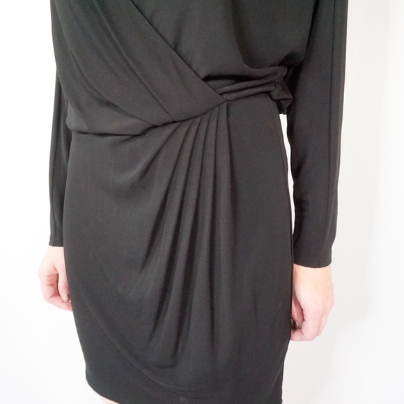 HAUTE HIPPIE Long Sleeve Black Mini Dress - Picture 7 of 8